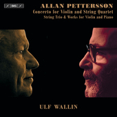 Album artwork for Pettersson: Concerto for Violin and String Quartet