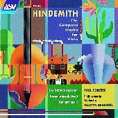 Album artwork for Hindemith:Viola Works vol.1