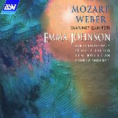 Album artwork for Mozart / Weber: Clarinet Quintets / Johnson