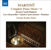 Album artwork for MARTINU: PIANO MUSIC, VOLUME 4