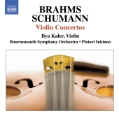 Album artwork for Brahms / Schumann: Violin Concertos (Kaler)