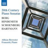 Album artwork for 20TH CENTURY PIANO SONATAS: BERG / HINDEMITH / SCH