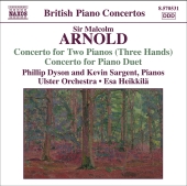 Album artwork for ARNOLD: CONCERTO FOR TWO PIANOS / CONCERTO FOR PIA