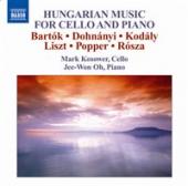 Album artwork for Hungarian Music for Cello and Piano