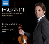 Album artwork for Paganini: Arrangements for Violin & Piano / Quint