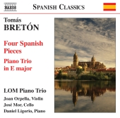 Album artwork for Breton: Four Spanish Pieces, Piano Trio in E major