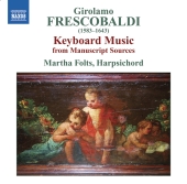 Album artwork for Frescobaldi: Keyboard Music from Manuscript Source