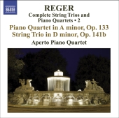 Album artwork for Reger: String Trios and Piano Quartets Vol. 2