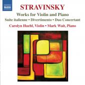 Album artwork for Stravinsky: Works for Violin and Piano