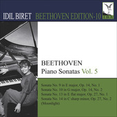 Album artwork for Beethoven: Piano Sonatas Vol. 5 (Biret)