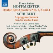 Album artwork for Hoffmeister: Double Bass Quartets Nos. 2-4