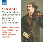 Album artwork for Sarasate: Music for Violin and Orchestra Volume 2