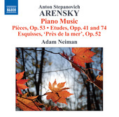 Album artwork for Arensky: Piano Music