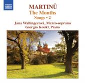 Album artwork for Martinu: Songs Vol. 2 - The Months 