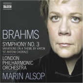 Album artwork for Brahms: Symphony no 3, etc / Marin Alsop