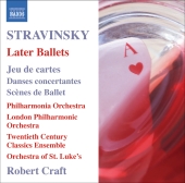 Album artwork for STRAVINSKY: LATER BALLETS