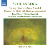 Album artwork for Schoenberg: String Quartets Nos. 3 & 4
