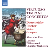 Album artwork for Virtuoso Timpani Concertos / Alexander Peter