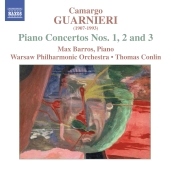 Album artwork for Guarnieri: Piano Concertos no 1, 2 & 3 / Barros