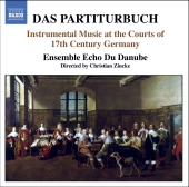 Album artwork for DAS PARTITURBUCH: INSTRUMENTAL MUSIC AT THE COURTS