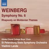 Album artwork for Weinberg: Symphony no. 6 / Rhapsody on Moldavian T