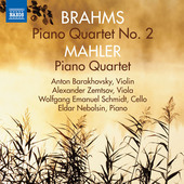 Album artwork for Brahms & Mahler: Piano Quartets