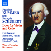 Album artwork for Kummer & Schubert: Duos for Violin & Cello