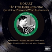 Album artwork for THE FOUR HORN CONCERTOS / QUINTET FOR PIANO AND WI