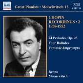 Album artwork for Benno Moiseiwitsch: Chopin Recordings Vol. 2