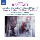 Album artwork for Respighi: Complete Works for Violin & Piano vol.1