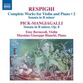 Album artwork for Respighi: Complete works for violin & piano vol.2