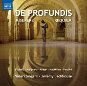 Album artwork for De profundis / Vasari Singers, Backhouse