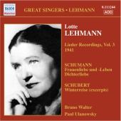 Album artwork for LOTTE LEHMANN - LIEDER RECORDINGS, VOLUME 3