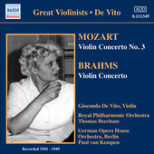 Album artwork for Mozart: Violin Concerto no. 3 / Brahms: Violin Con