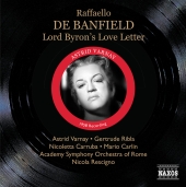 Album artwork for Raffaello De Banfield: Lord Byron's Love Letter