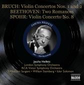 Album artwork for Bruch: Violin Concertos 1, 2 + Spohr / Heifetz