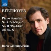 Album artwork for Beethoven: Piano Sonatas Nos. 8, 21 & 32