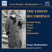 Album artwork for Rachmaninoff: Piano Solo Recordings, Vol. 4