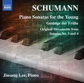 Album artwork for Schumann: Piano Sonatas for the Young / Lee