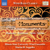 Album artwork for Monuments / Wind Band Classics