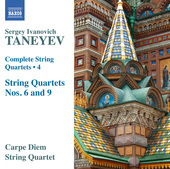 Album artwork for Taneyev: Complete String Quartets, Vol. 4