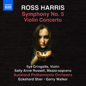 Album artwork for Ross Harris: Symphony No. 5 & Violin Concerto No.