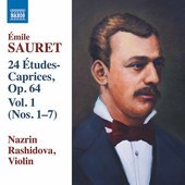 Album artwork for Sauret: 24 Études Caprices, Vol. 1