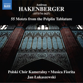 Album artwork for Hakenberger: 55 Motets from the Pelplin Tablature