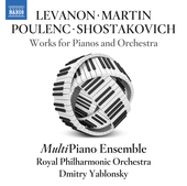 Album artwork for Levanon - Martin - Poulenc - Shostakovich: Works f
