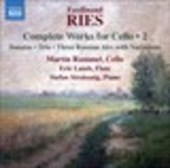 Album artwork for Ries: Complete Works for Cello, Vol. 2