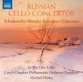 Album artwork for Russian Cello Concertos / Li-Wei Qin