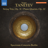 Album artwork for Taneyev: String Trio, Op. 31 - Piano Quartet, Op. 