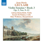 Album artwork for Leclair: Violin Sonatas, Op. 5, Nos. 9-12
