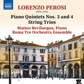 Album artwork for Perosi: Piano Quintets Nos. 3-4 & String Trios